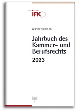 Buchcover: Jahrbuch des Kammer- und Berufsrechts 2023